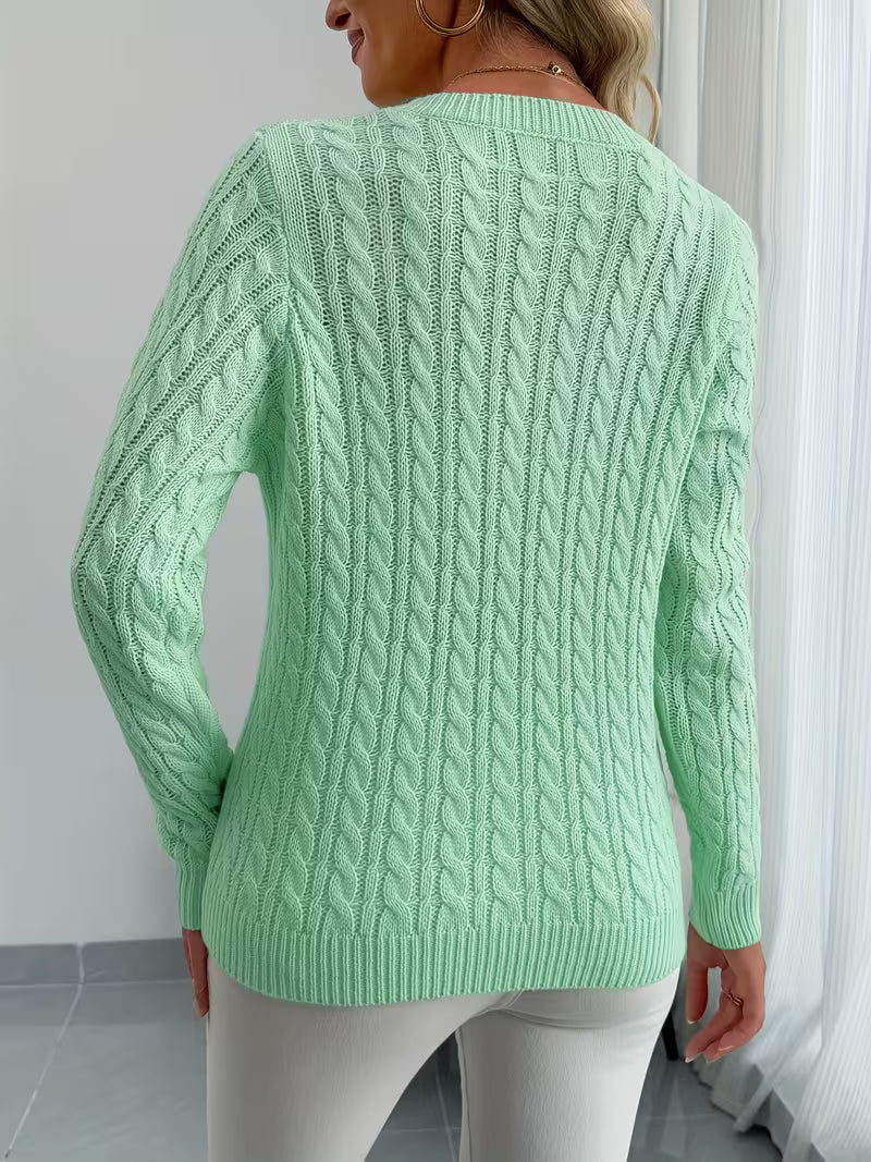 Lenea - Maglione a Maniche Lunghe Con Motivo a Trecce