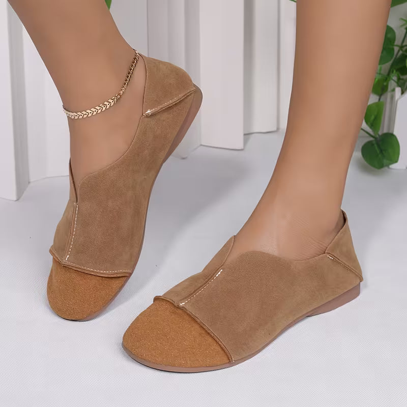 Bethan - Scarpe Basse Flessibili e Pieghevoli Con Punta Quadrata