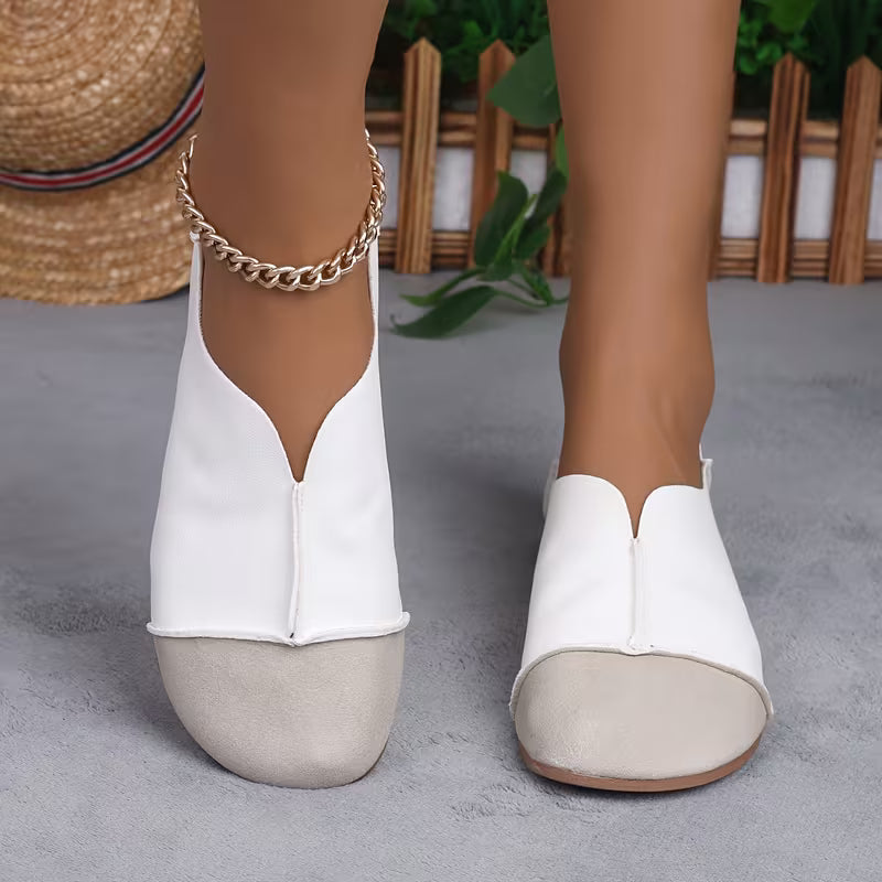 Bethan - Scarpe Basse Flessibili e Pieghevoli Con Punta Quadrata