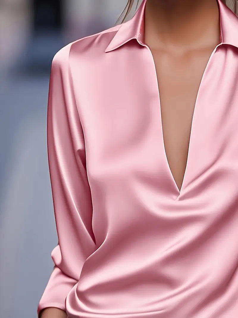 Nadene - Camicetta Con Scollo a V Premium