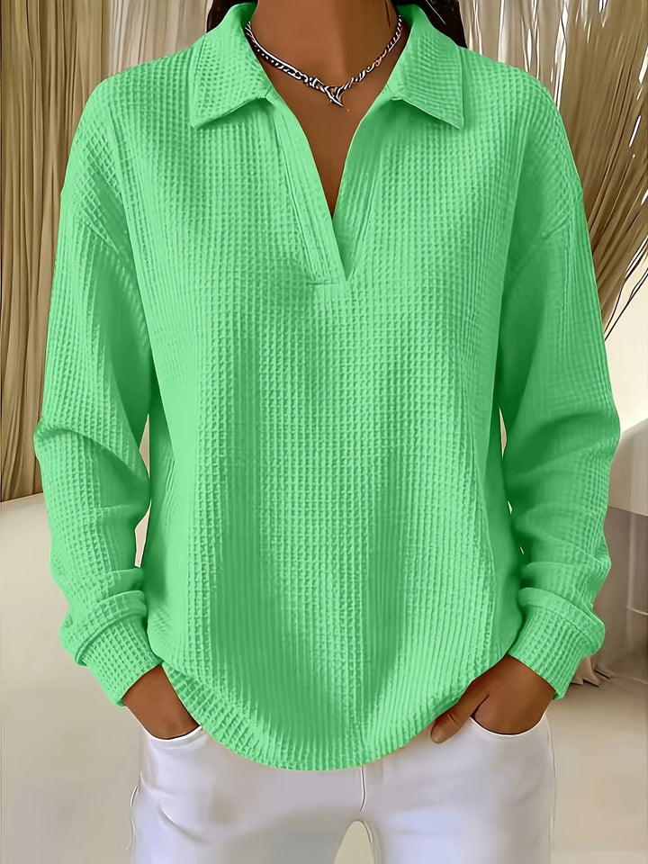 Daphnie - Elegante Camicia Con Colletto Alla Polo