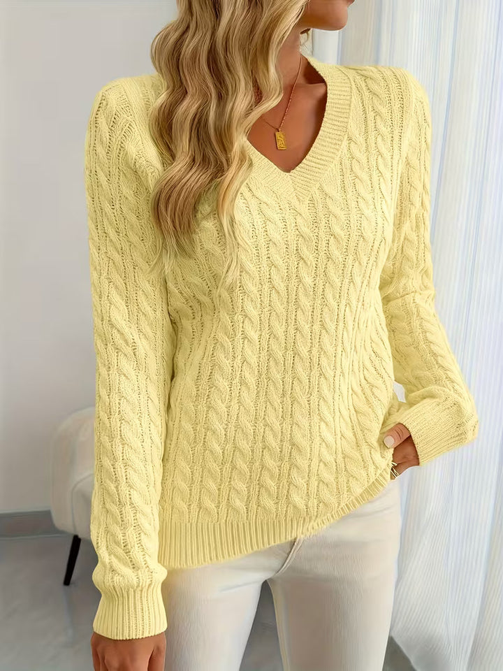 Lenea - Maglione a Maniche Lunghe Con Motivo a Trecce