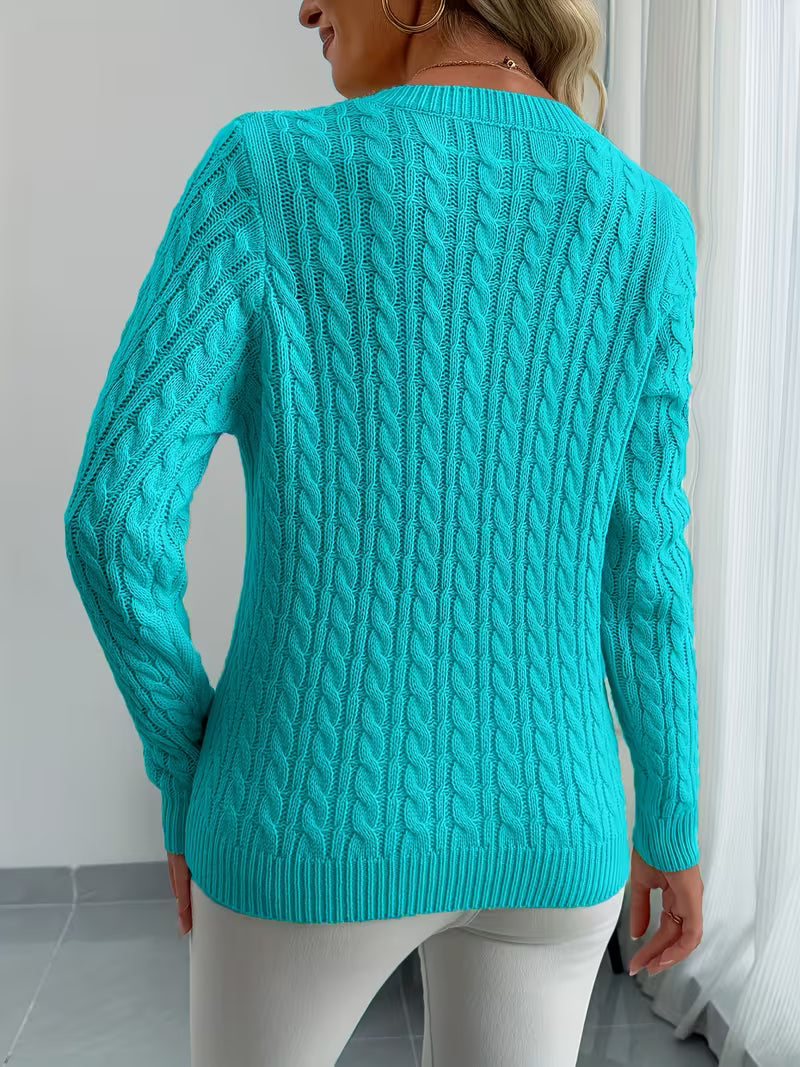 Lenea - Maglione a Maniche Lunghe Con Motivo a Trecce