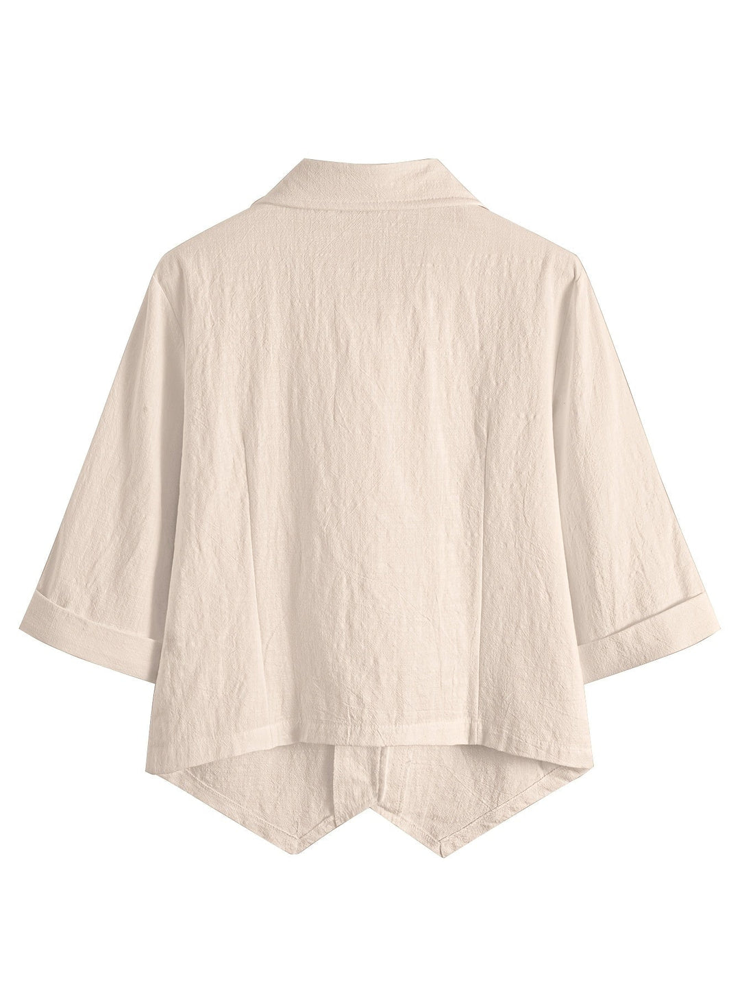Maihuong - Camicia Ampia Con Collo Aperto E Maniche Corte