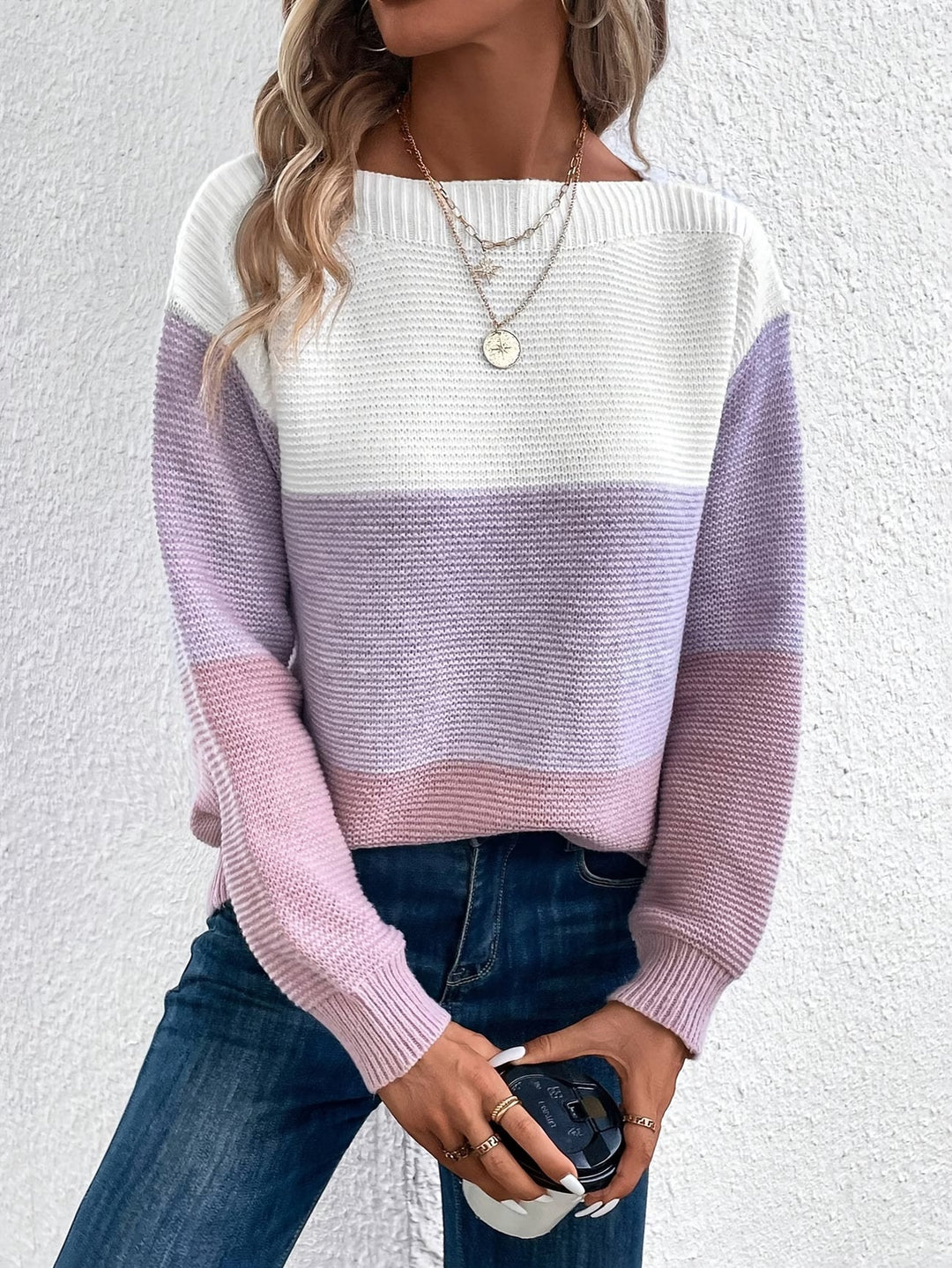 Faria - Elegante Maglione a Maniche Lunghe