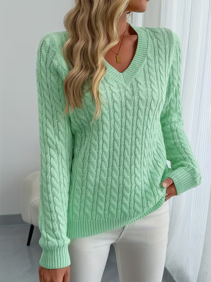 Lenea - Maglione a Maniche Lunghe Con Motivo a Trecce
