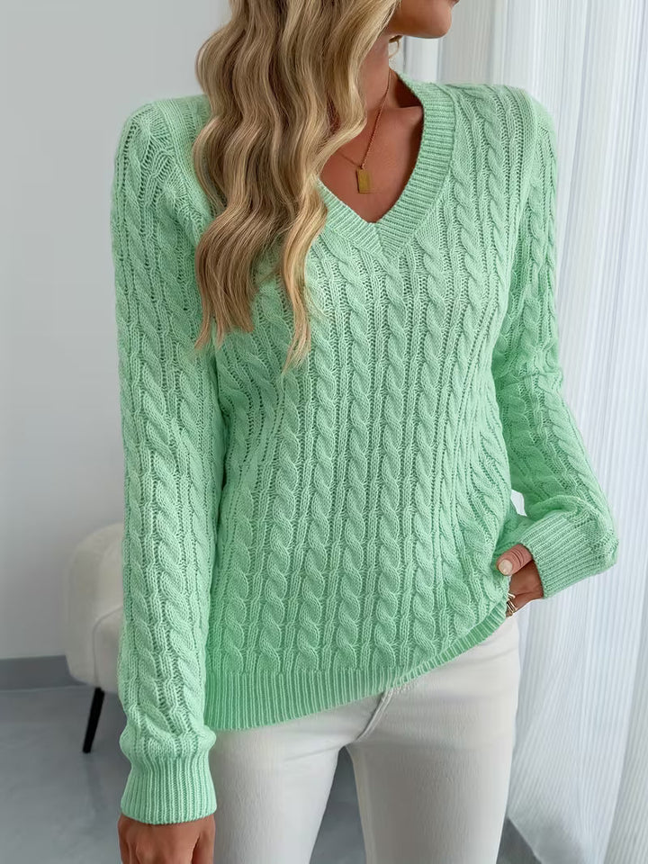 Lenea - Maglione a Maniche Lunghe Con Motivo a Trecce