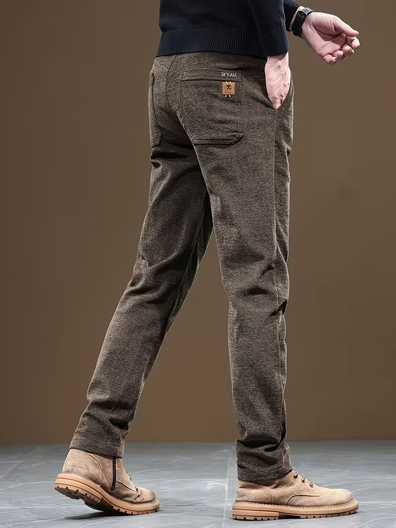 Talcott - Pantaloni Casual Dalla Vestibilità Slim Con Effetto Testurizzato