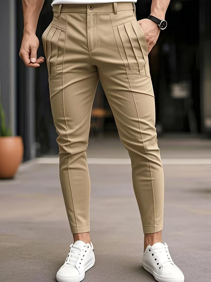 Altmann - Pantaloni Slim Fit Con Pinces e Tasche