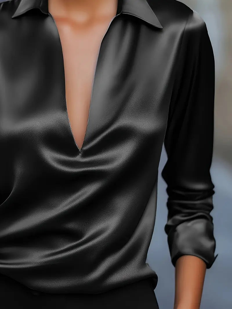 Nadene - Camicetta Con Scollo a V Premium