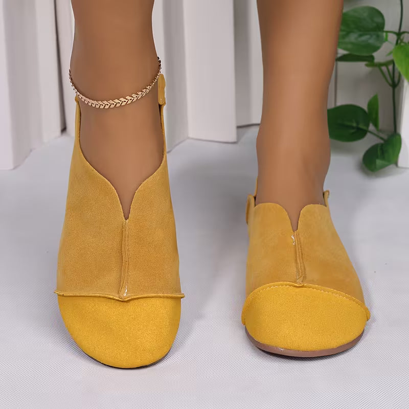 Bethan - Scarpe Basse Flessibili e Pieghevoli Con Punta Quadrata