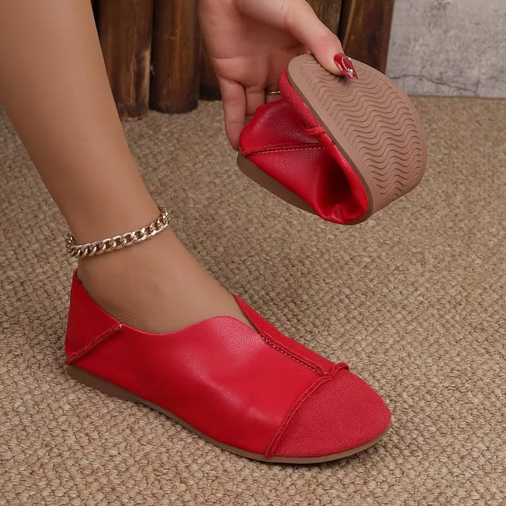Bethan - Scarpe Basse Flessibili e Pieghevoli Con Punta Quadrata