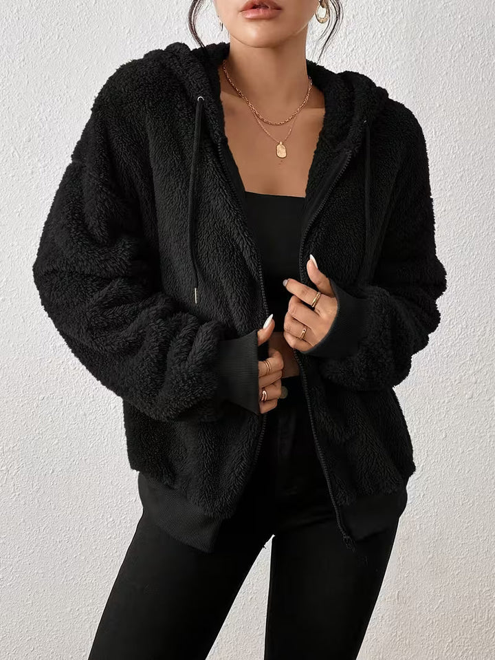 Keriana - Giacca Casual Con Cappuccio, Calda E Morbida