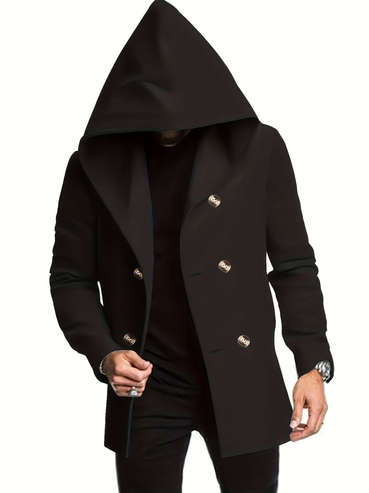 Crips - Cappotto Con Cappuccio E Chiusura a Doppio Petto