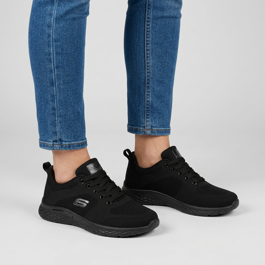 Alixia - Sneakers Comode Con Lacci