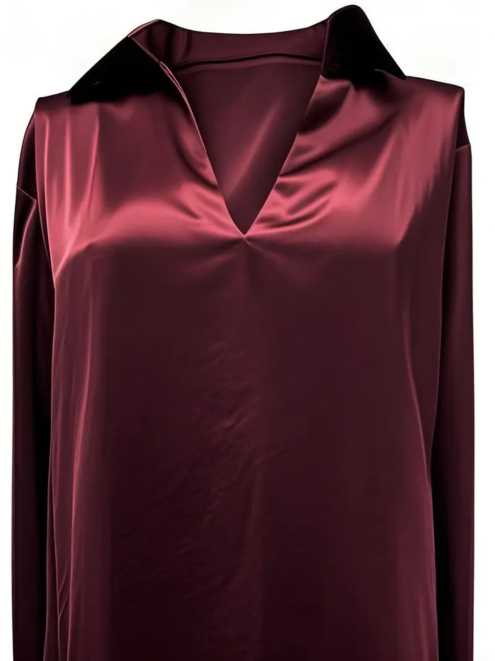 Nadene - Camicetta Con Scollo a V Premium