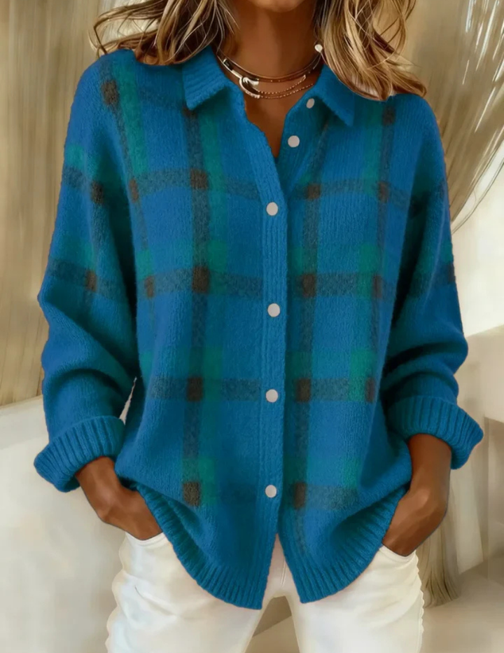 Sarani - Cardigan Comodo a Maniche Lunghe