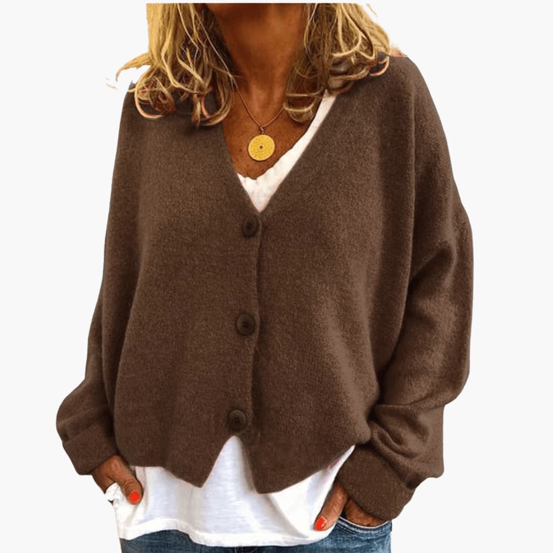 Gwen - Cardigan in Maglia a Maniche Lunghe