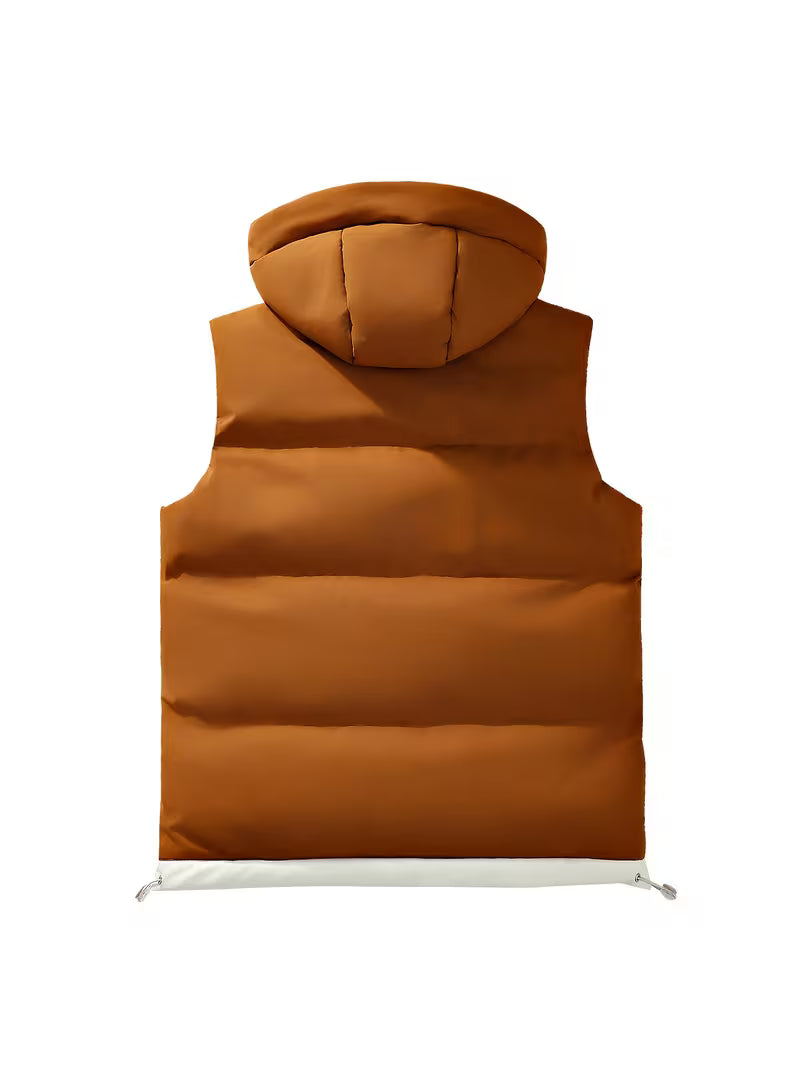 Tiziano - Gilet Caldo e Imbottito Con Cappuccio