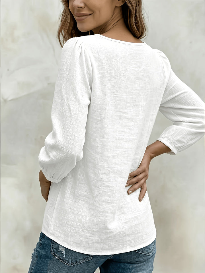 Monnie - Camicia Estiva Casual Con Fiocco