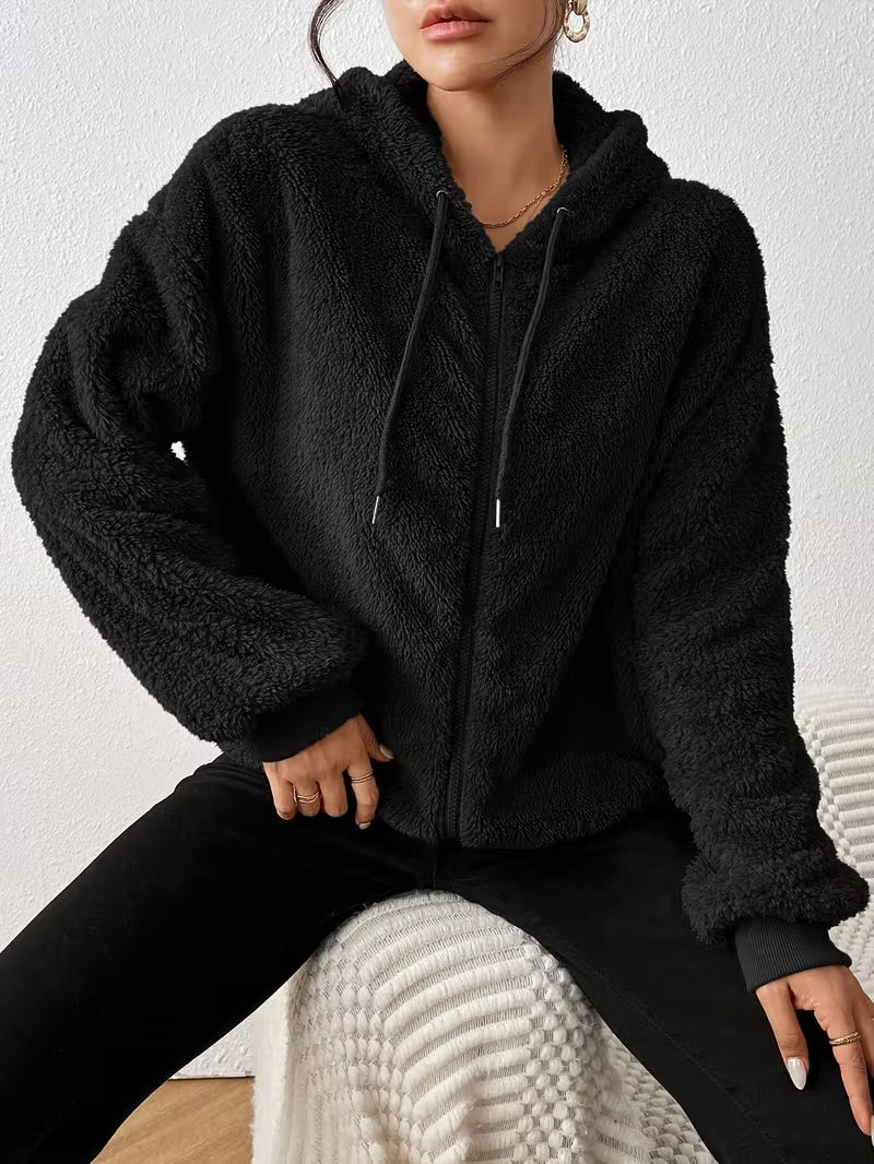Keriana - Giacca Casual Con Cappuccio, Calda E Morbida