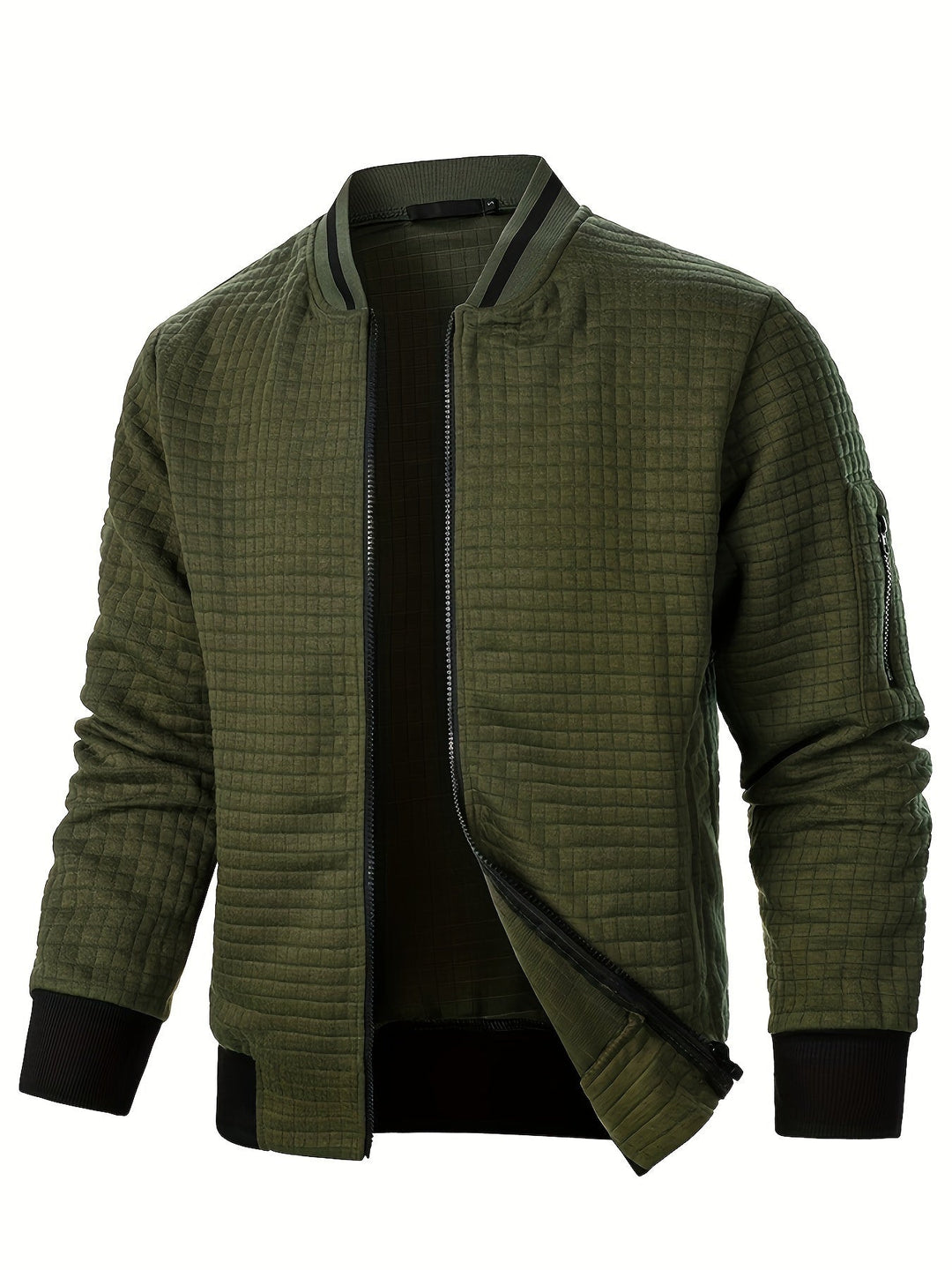 Benjie - Giacca Cardigan Con Collo Rialzato E Chiusura a ZIP