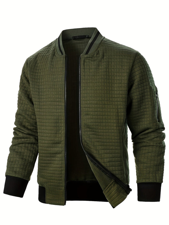 Benjie - Giacca Cardigan Con Collo Rialzato E Chiusura a ZIP