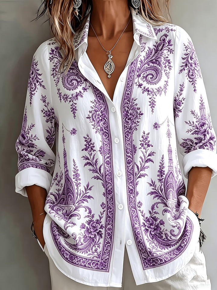 Aldana - Camicia a Maniche Lunghe Con Bottoni
