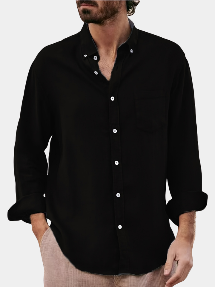 Deshawn - Camicia Classica Arrotolata