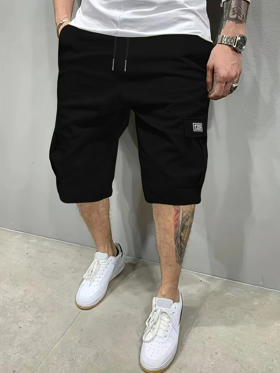 Emmitt - Pantaloncini Cargo a Tasche Multiple
