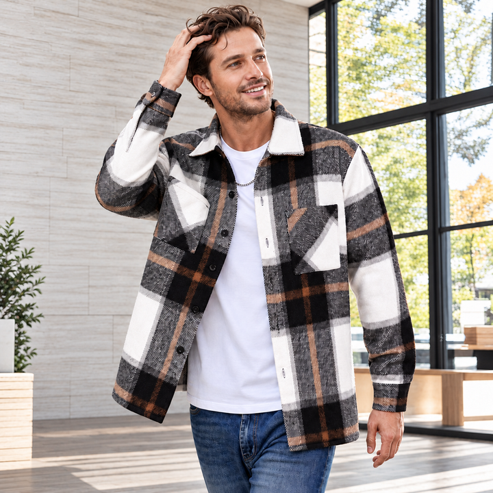Erwan - Camicia Con Bottoni A Maniche Lunghe