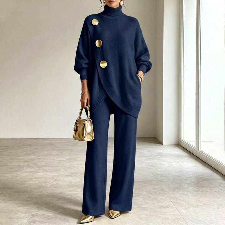 Niyana - Elegante Completo a Due Pezzi in Maglia