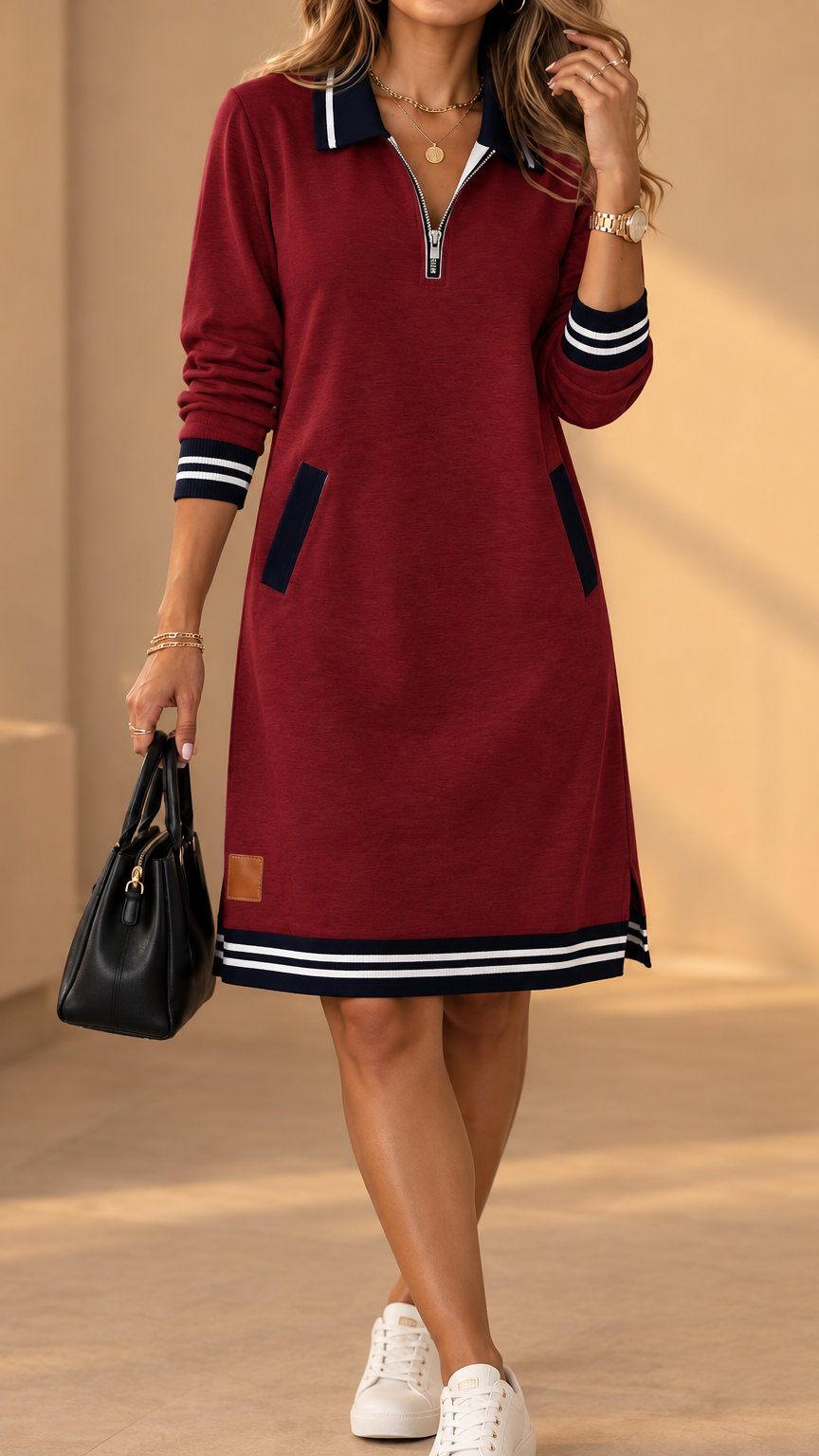 Keani - Elegante Abito Stile Polo