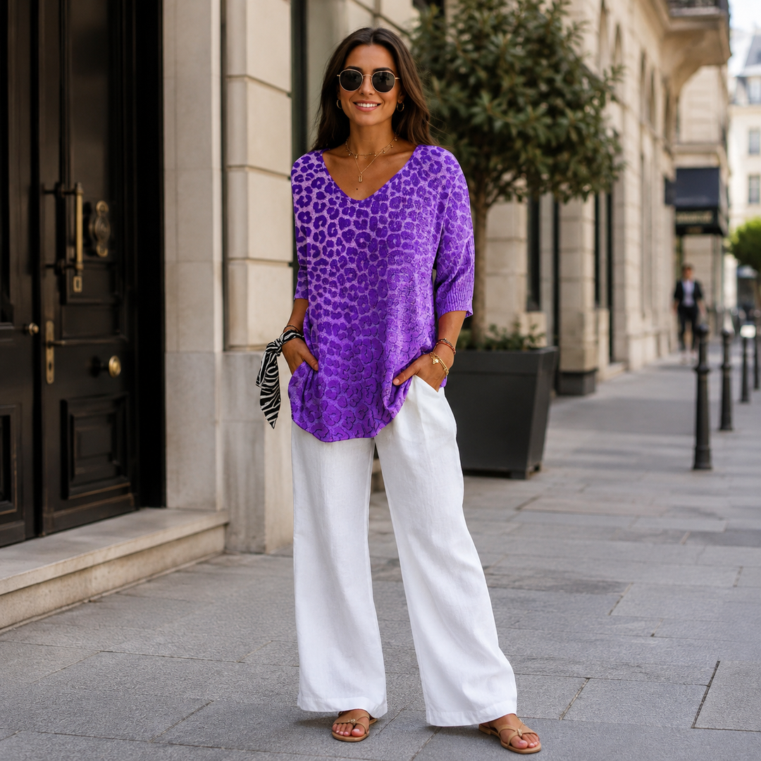 Liliam - Maglietta Casual Vintage
