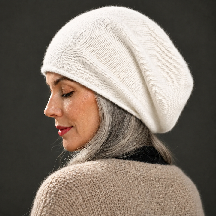 Leloni - Comodo Berretto in Cashmere