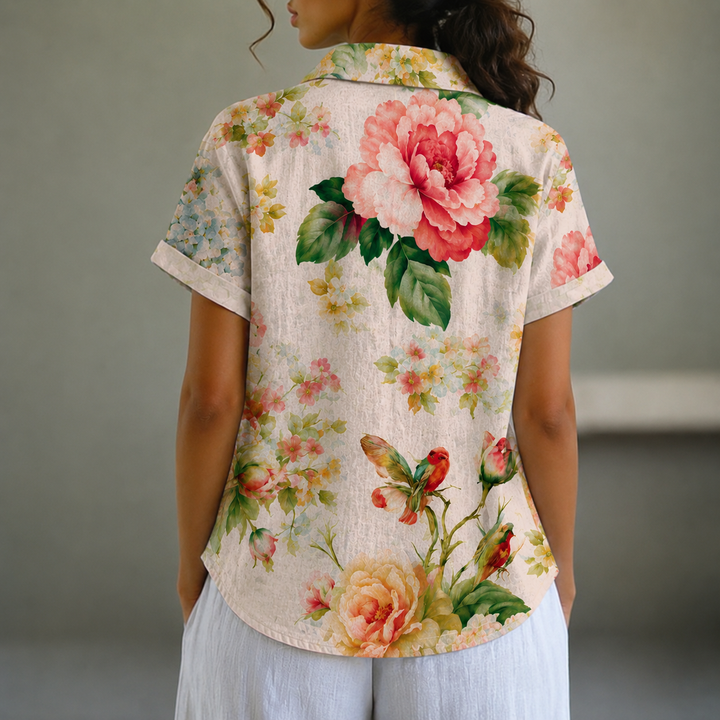 Aurevia - Camicetta Con Stampa Floreale Vintage