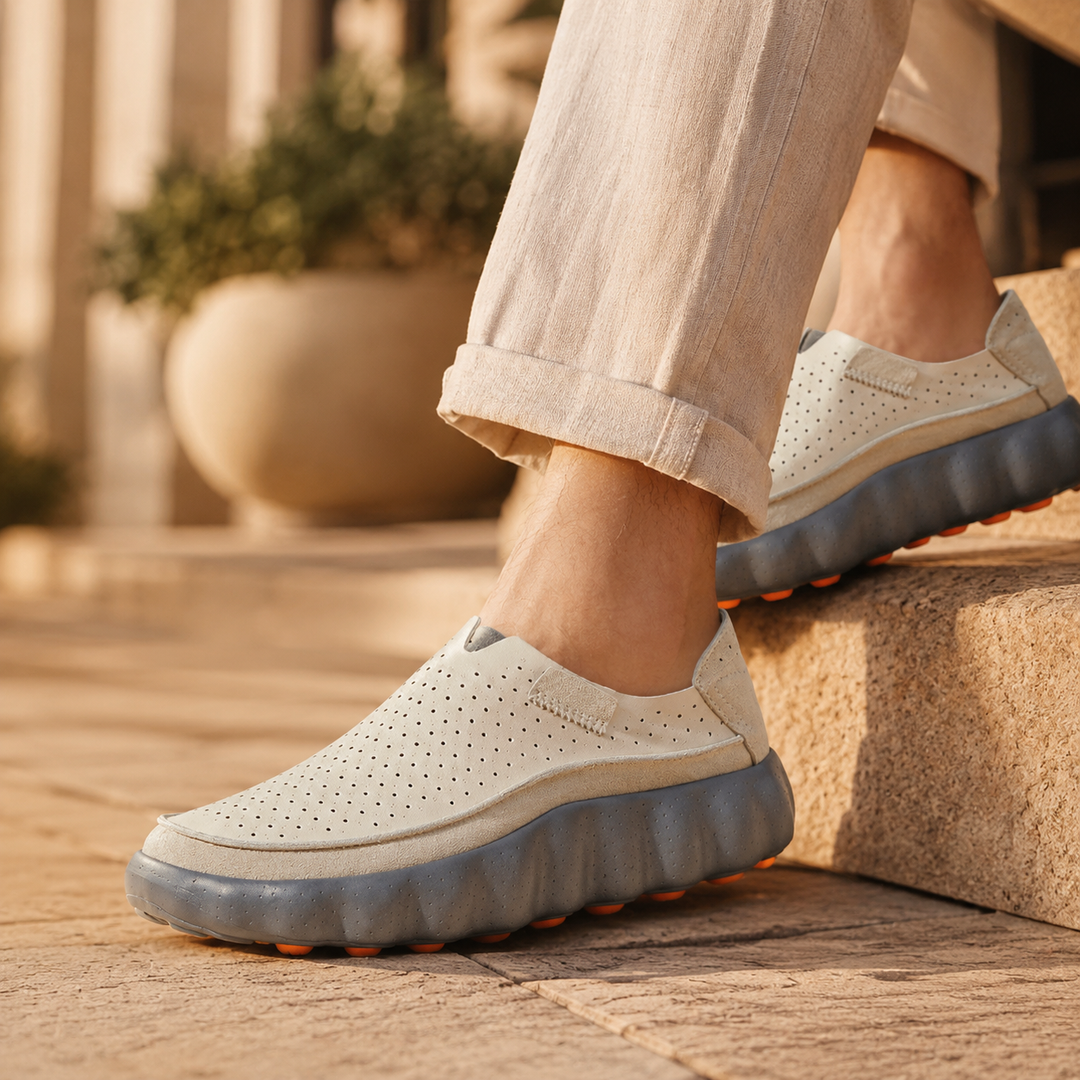 Sameth - Scarpe Slip on Traforate Con Suola Flessibile