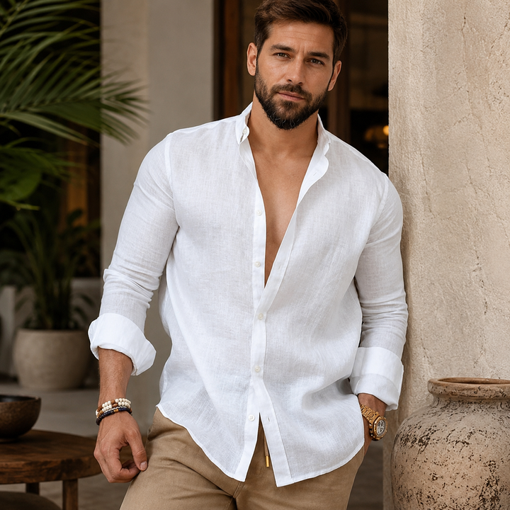 Hyeon - Camicia Leggera Con Bottoni