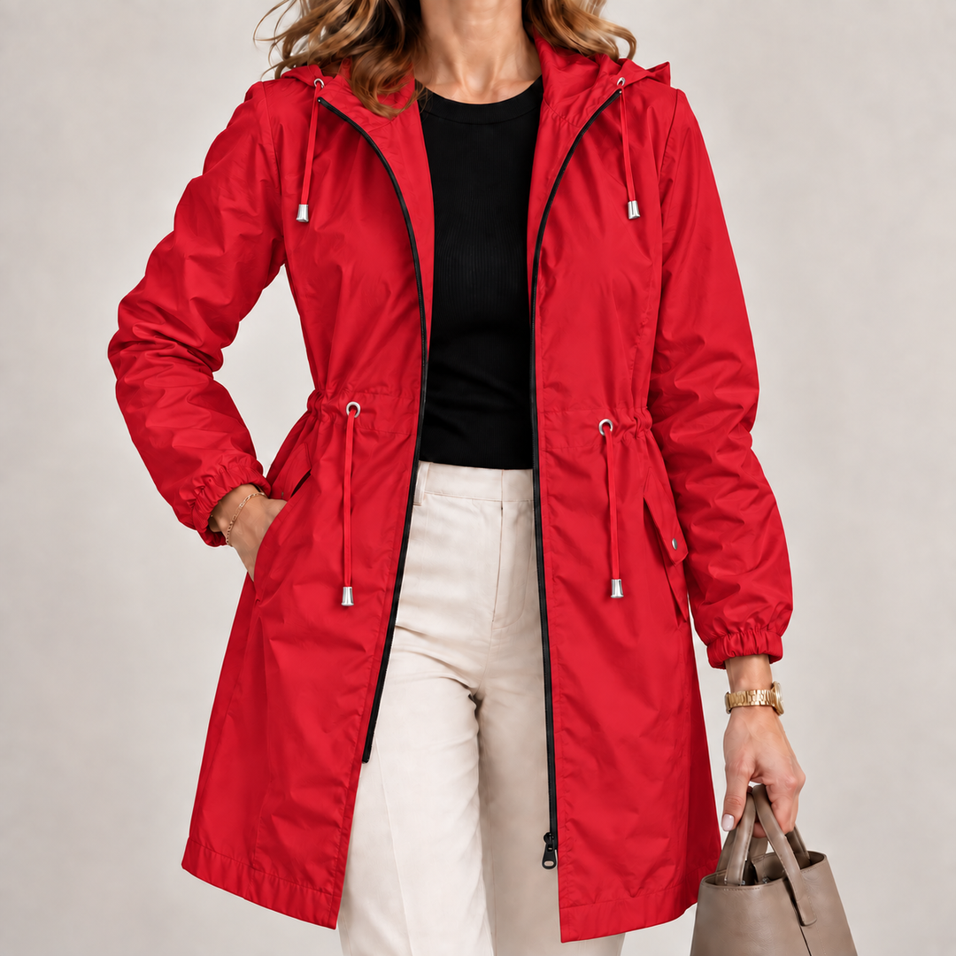 Jenevy - Giacca Leggera E Impermeabile Con Cappuccio