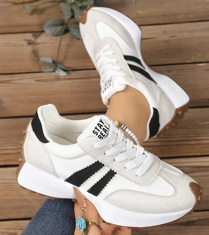 Jonara - Sneakers Con Zeppa in Stile Retrò