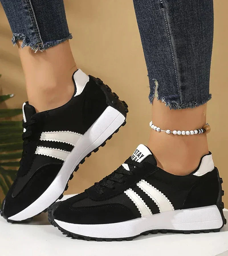 Jonara - Sneakers Con Zeppa in Stile Retrò