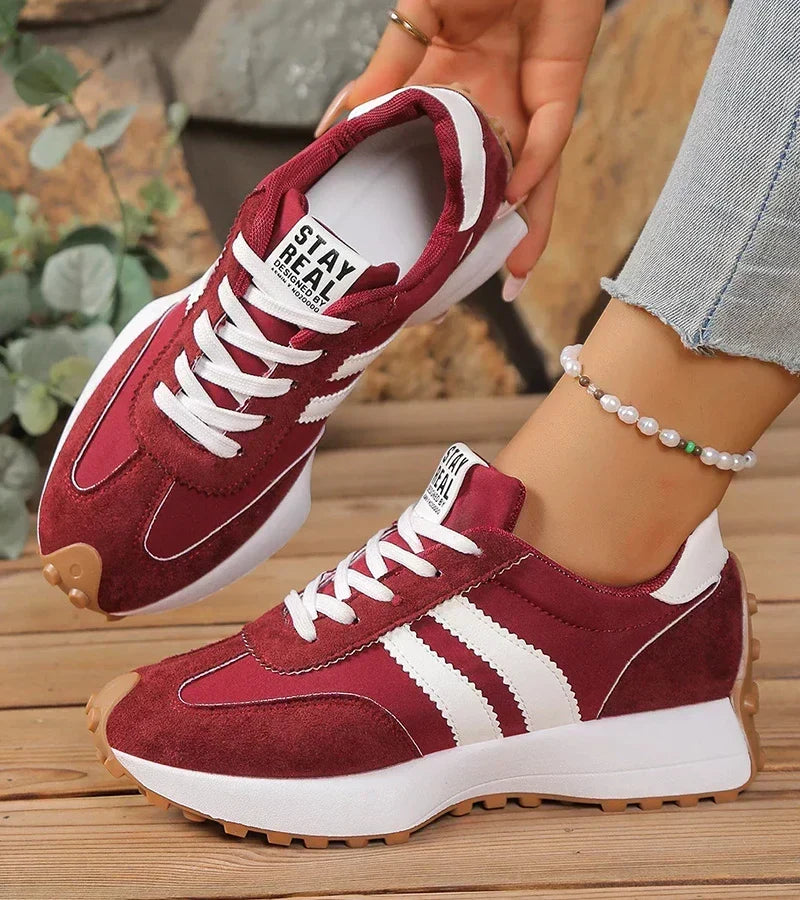 Jonara - Sneakers Con Zeppa in Stile Retrò