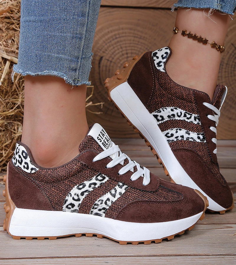 Jonara - Sneakers Con Zeppa in Stile Retrò
