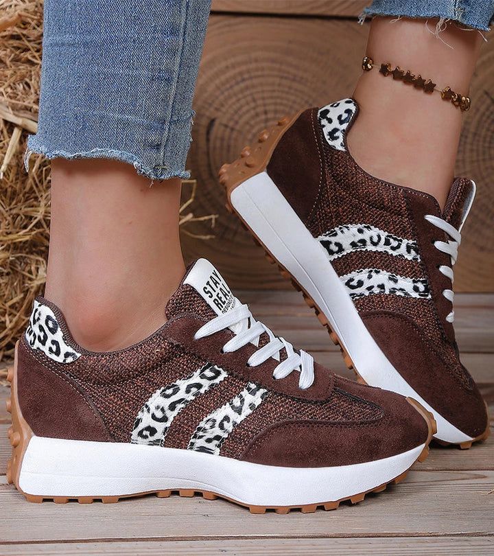 Jonara - Sneakers Con Zeppa in Stile Retrò