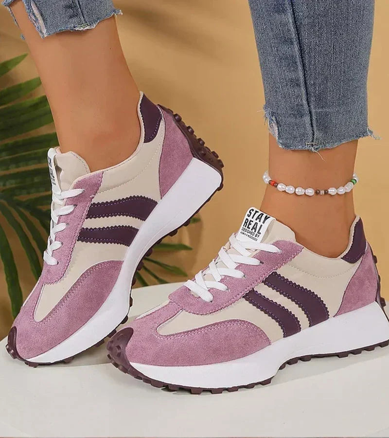 Jonara - Sneakers Con Zeppa in Stile Retrò