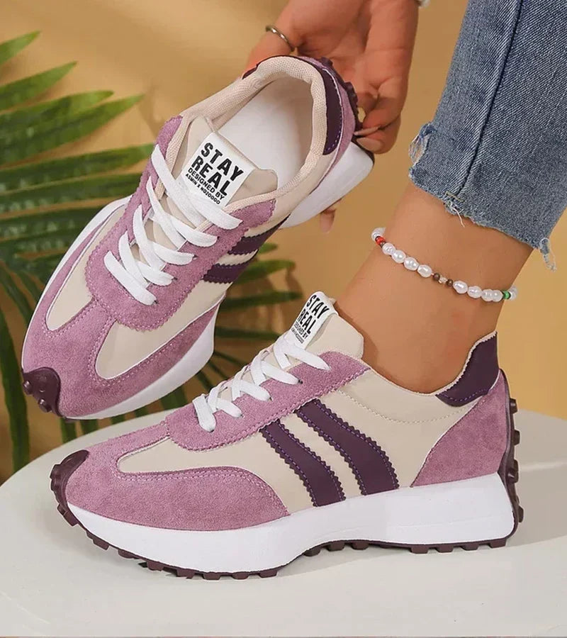 Jonara - Sneakers Con Zeppa in Stile Retrò
