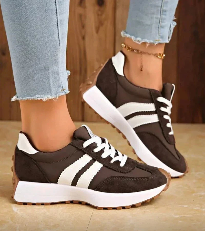 Jonara - Sneakers Con Zeppa in Stile Retrò