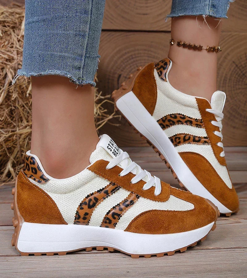 Jonara - Sneakers Con Zeppa in Stile Retrò