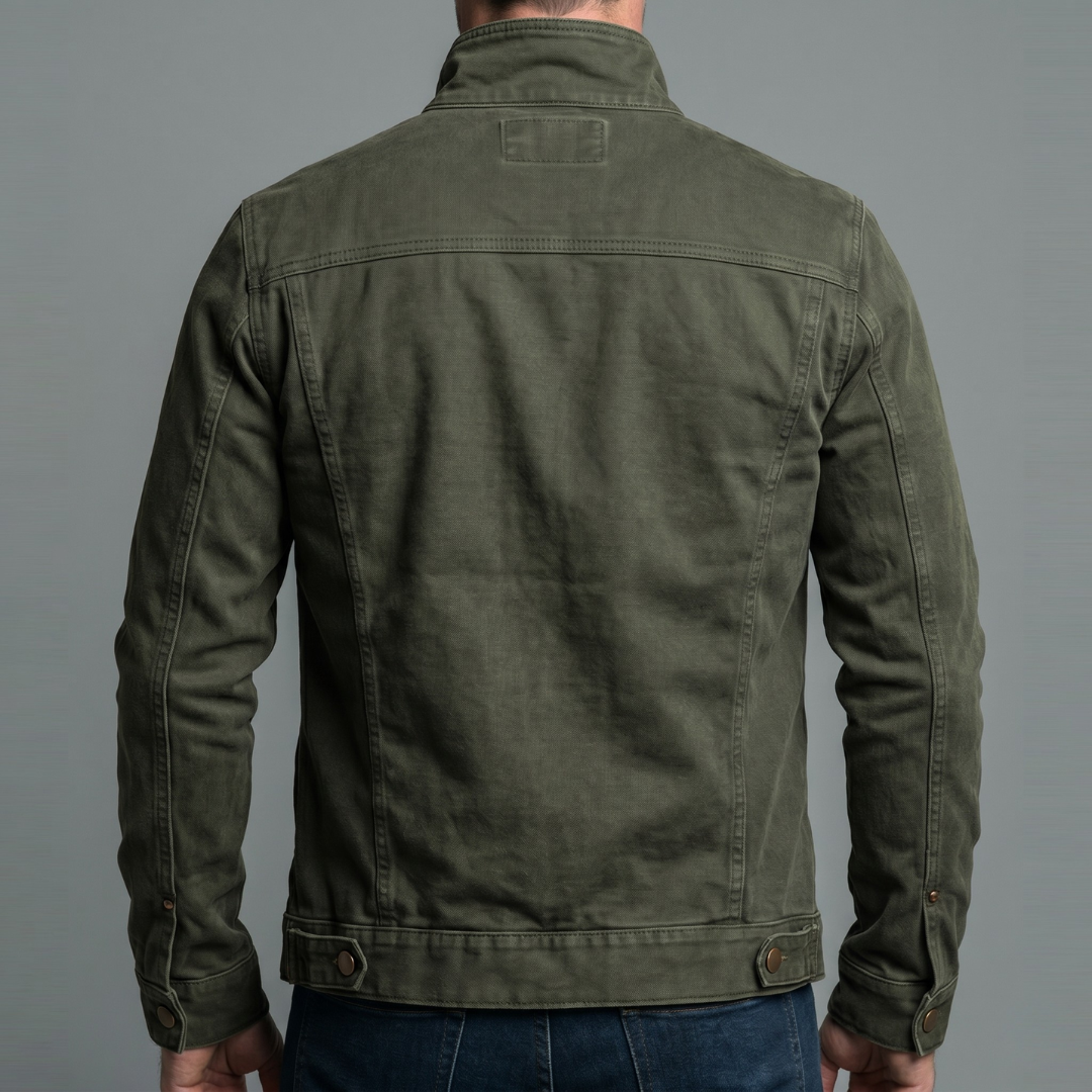 Narick - Giacca in Denim Dal Taglio Morbido Con Cerniera