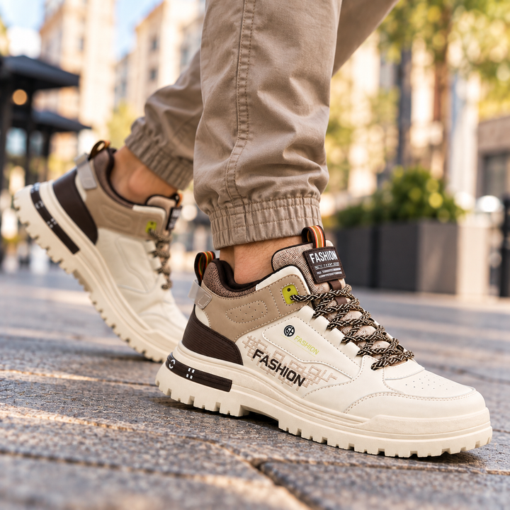 Albarran - Sneakers Con Inserti a Contrasto e Suola Spessa